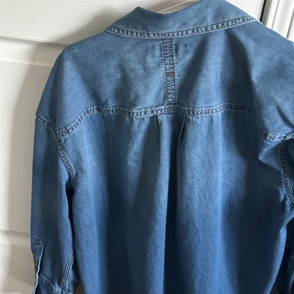 Banana Reoublic oversized denim shirt - Picture 4 of 6